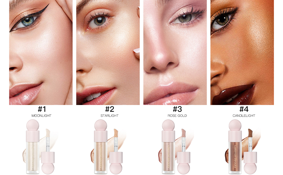 Mysense Liquid Highlighter Makeup, Natural Glow Face