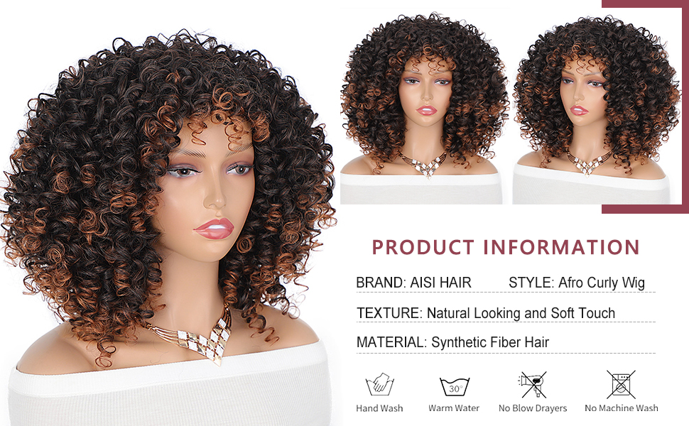 afro curly wig