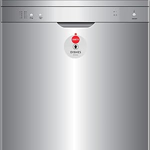 running empty dishwasher sign clean dirty