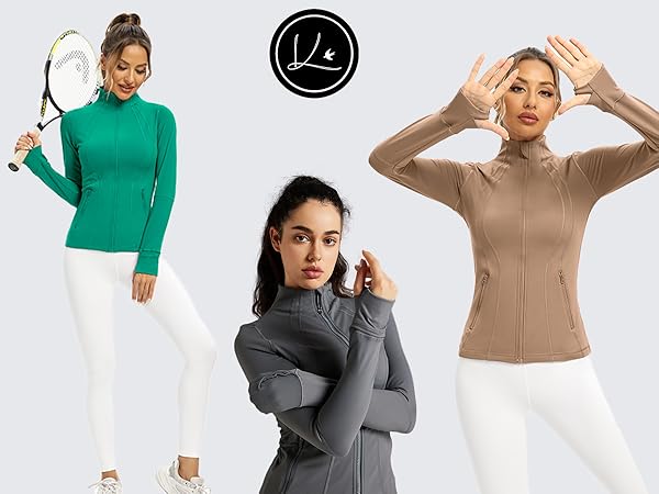 Amazon.com: QUEENIEKE Women Athletic Jackets Cottony-Soft