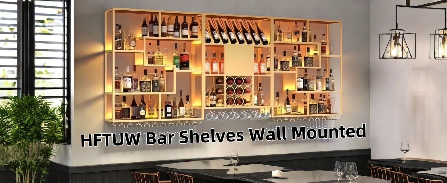 liquor bottle display shelf