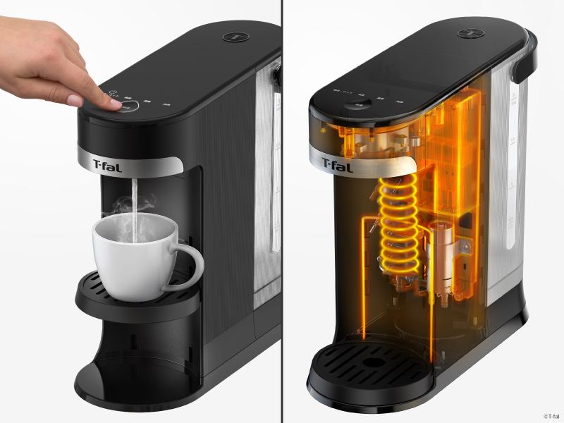 Amazon.co.jp: ティファール 瞬間湯沸かしケトル ボタン1つで