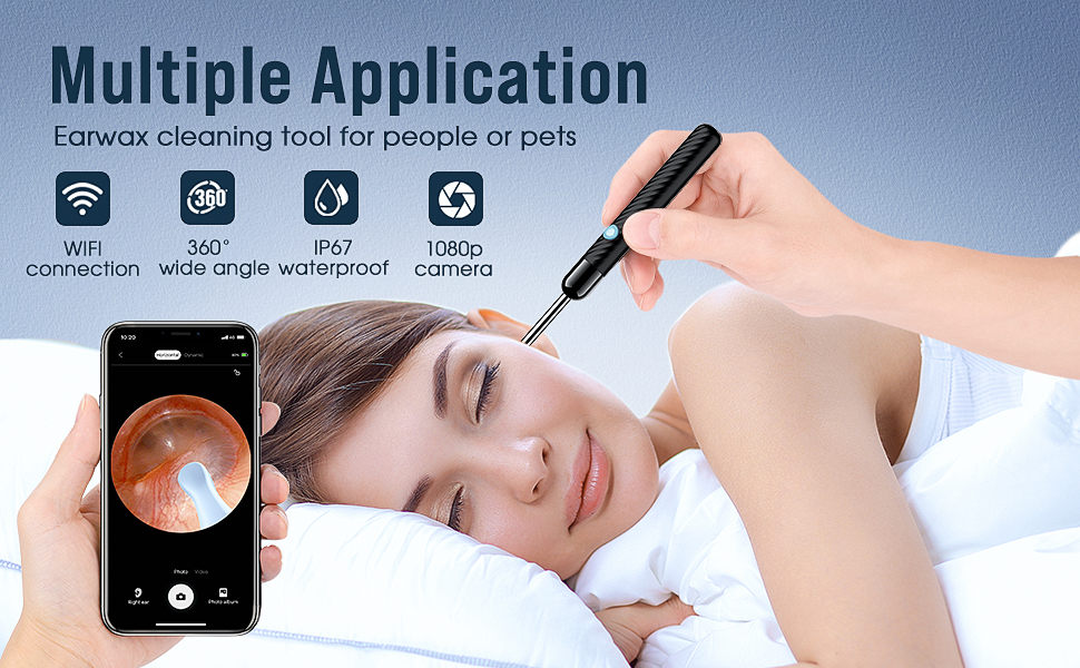 ear wax removal tool with camera