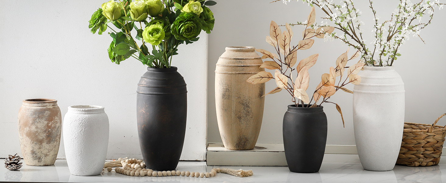 ceramic vases