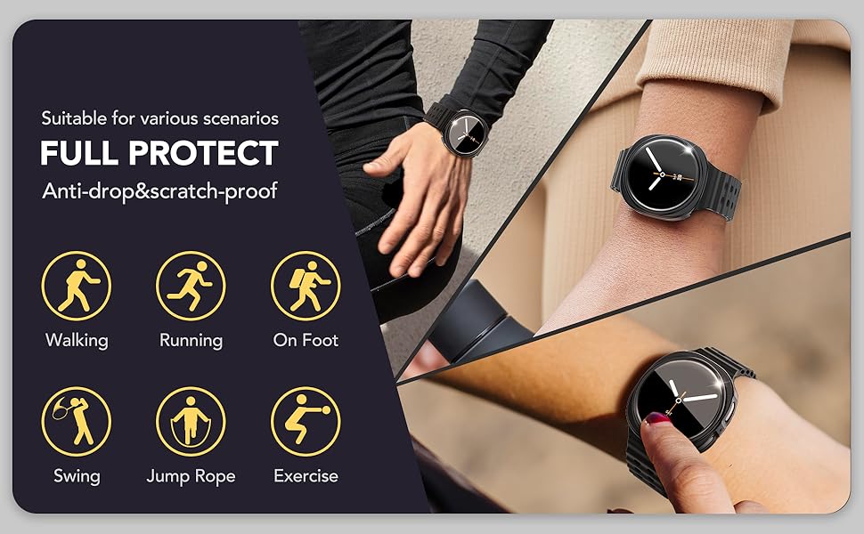 galaxy watch 8 screen protector samsung case 40mm watch8 cover classic ultra sense