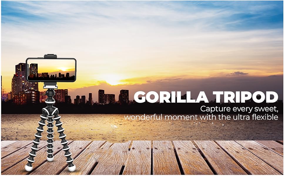 Buy mfit Flexible Gorila Tripod (12 Inch Height) for Smartphones