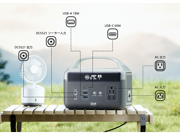 Daranener ポータブル電源 300W(600Wピーク)56,000mAh Amazon.co.jp: DARAN ポータブル電源 300W(600Wピーク) 179.2Wh