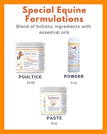 Equine Poultice Drying Paste Powder Soreness Mud Fever Rainrot Yeast Cramp Muscle