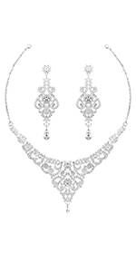 Bridal Wedding Neacklace Earrings