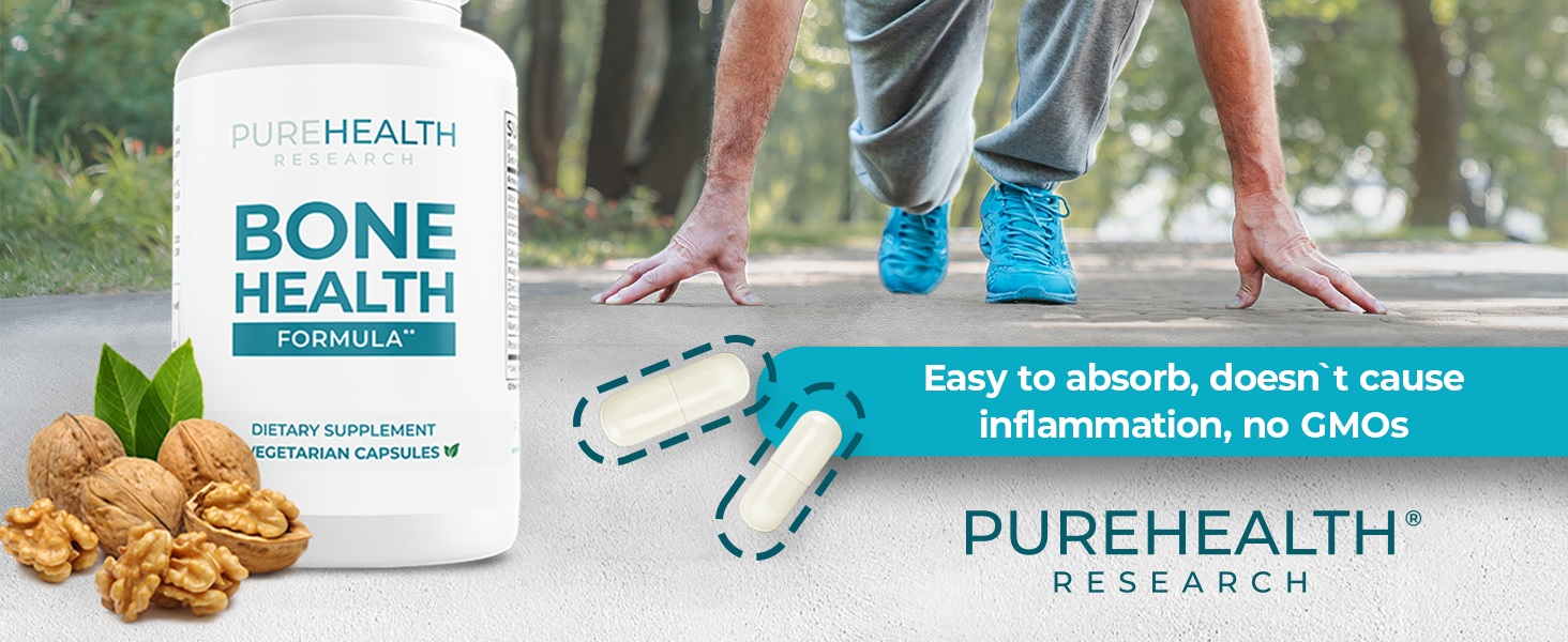 Bone Health Formula Calcium and Magnesium Supplement Prep