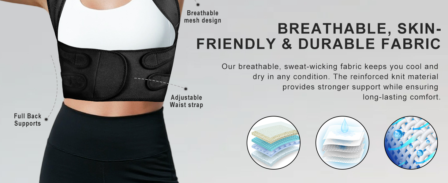 Back Brace Posture Corrector for Women and Men