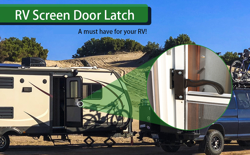 RV Screen Door Handle, RV Screen Door Latch, Screen Door Handle, RV