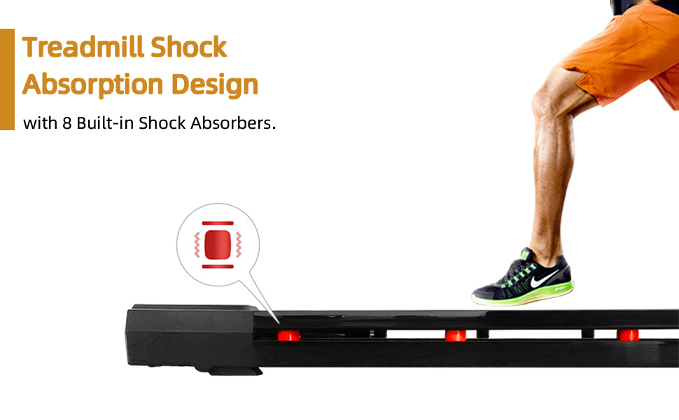 treadmill shock absorption design