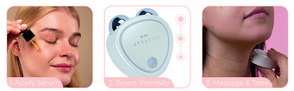 Home Facial, Microcurrent Technology, massage and tone