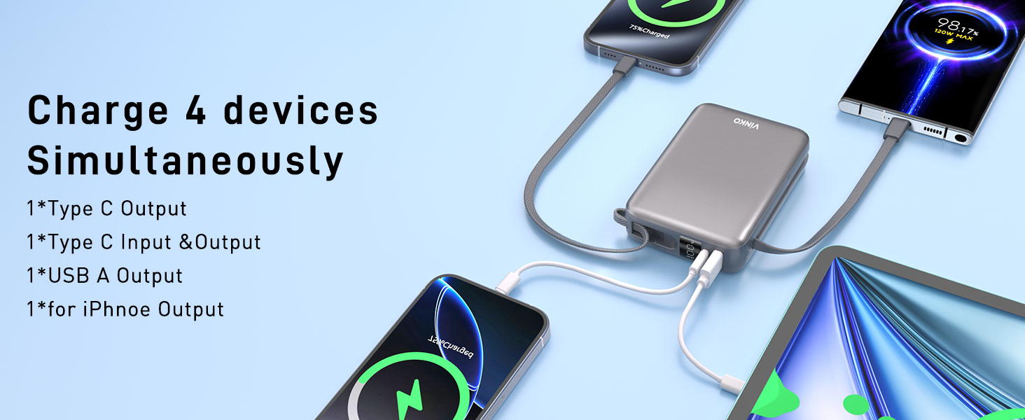 Charge 4 devices Simultaneously