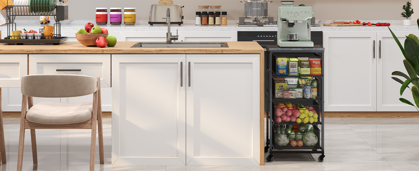 kitchen storage cart