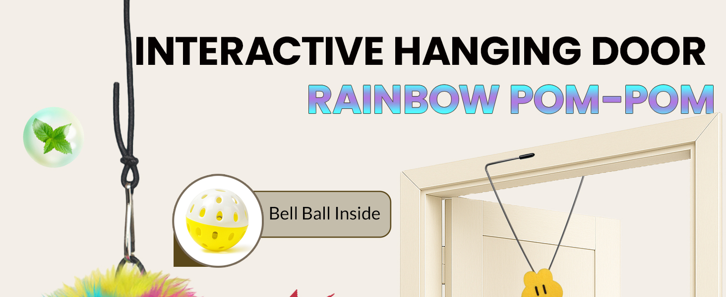 Fokauiwo hanging door cat toy