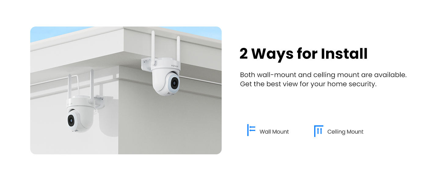 wall mount camera security