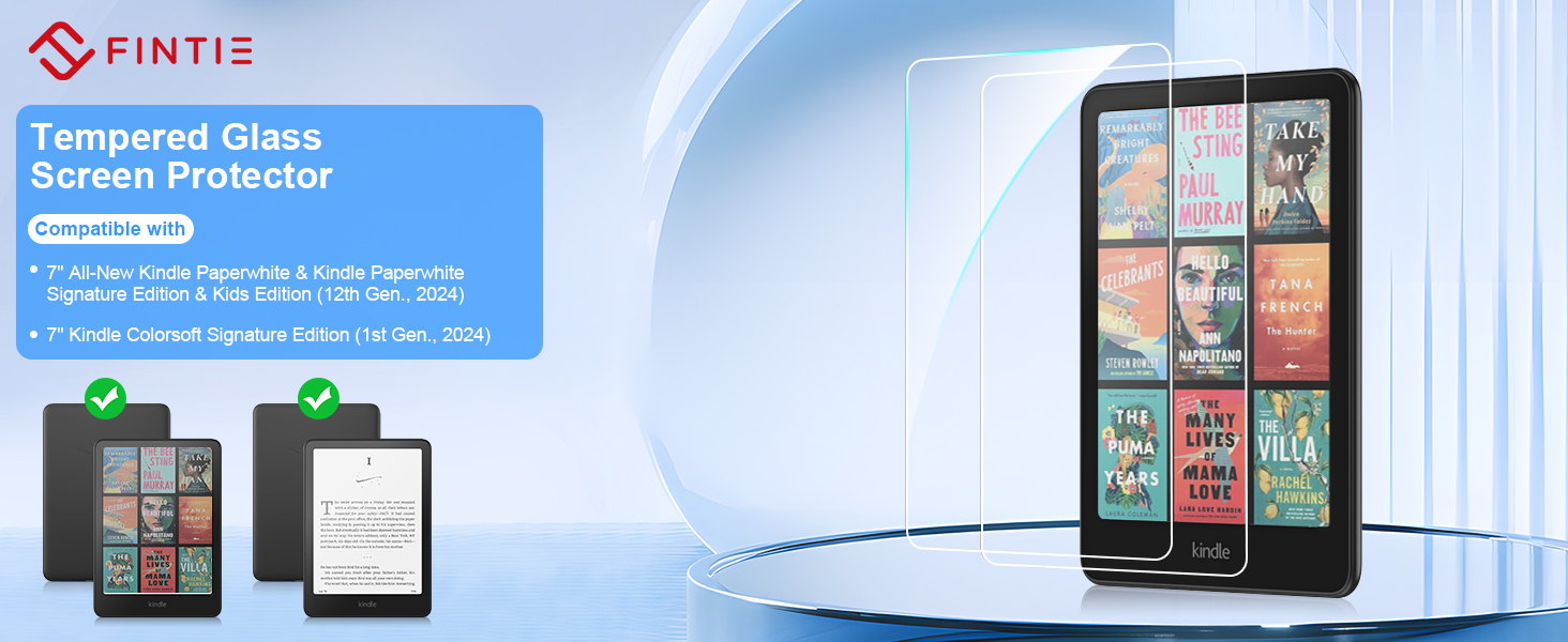 kindle paperwhite 2024 12th generation Colorsoft Signature 7 inch case slim screen protector