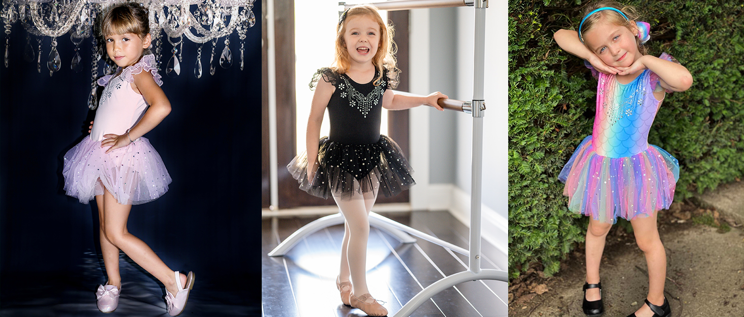 flypigs girls ballet leotard dress