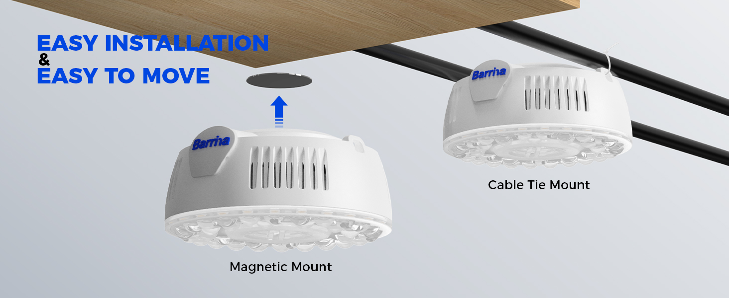 puck grow light full spectrum led grow light for indoor plant light magnetic linkable