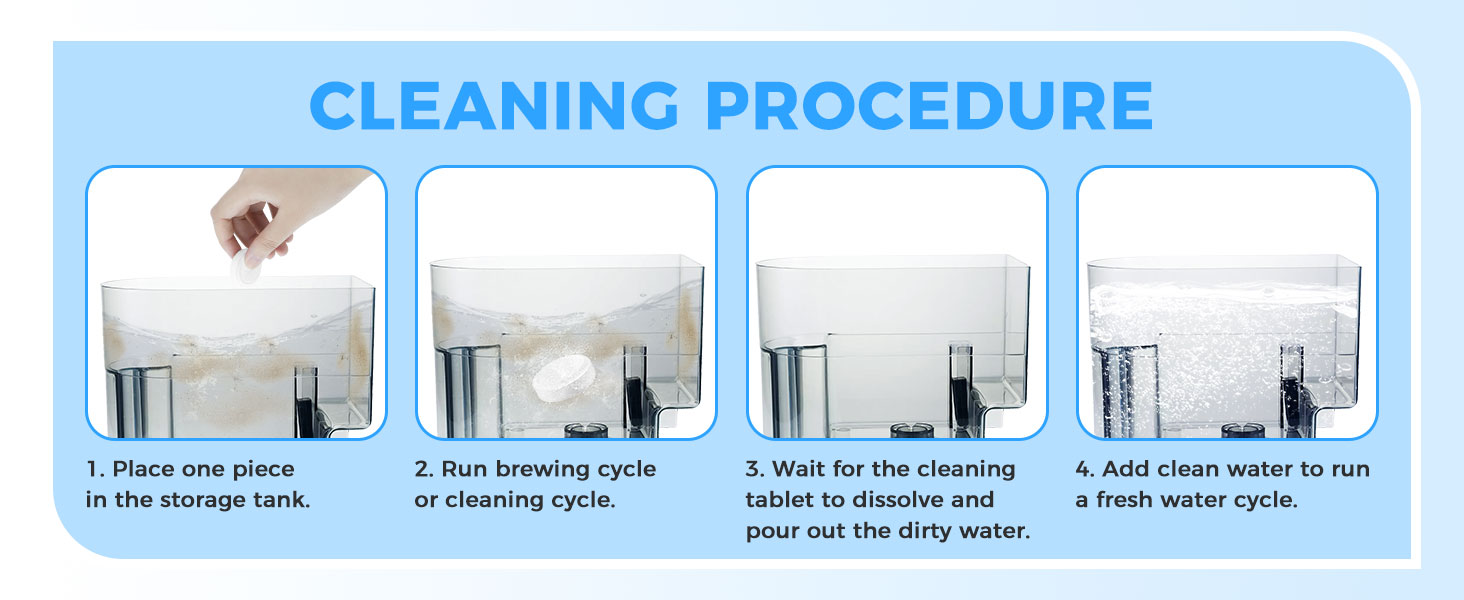 Coffee maker cleaner-Scale remover