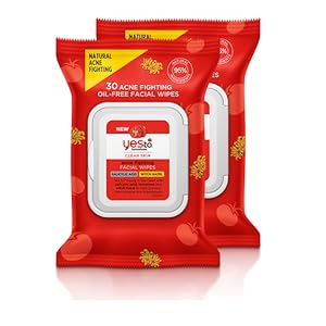 Blemish facial wipes