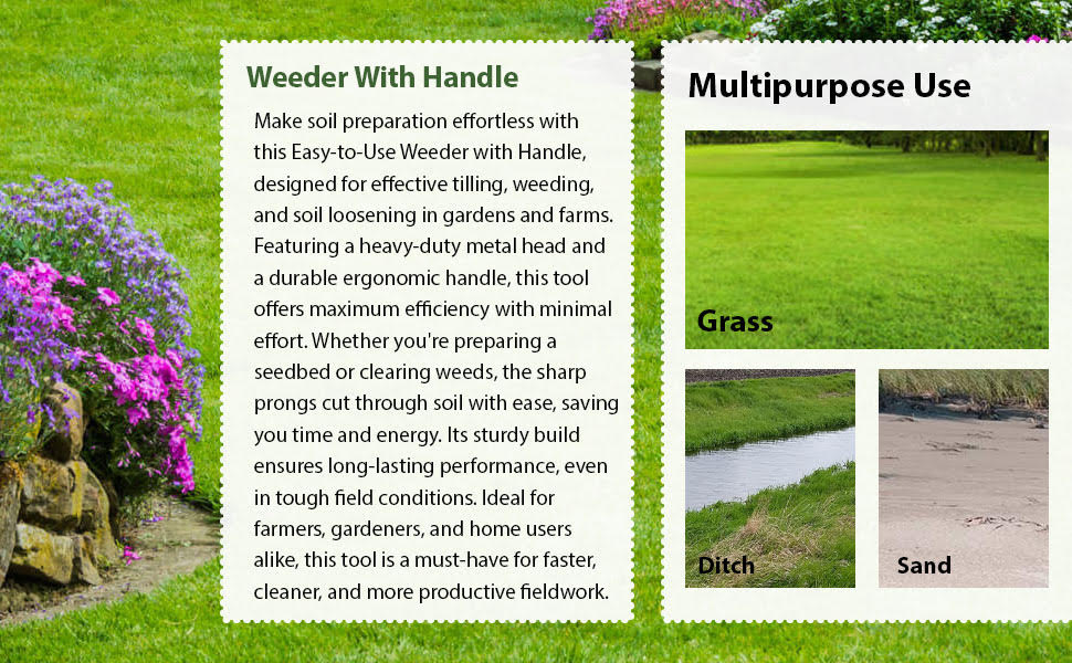 Grardening Weeder with Handle