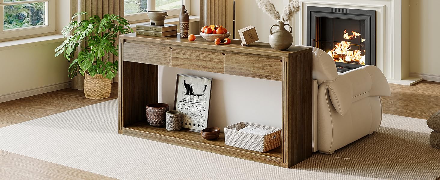 Practical Couch Table Behind Sofa