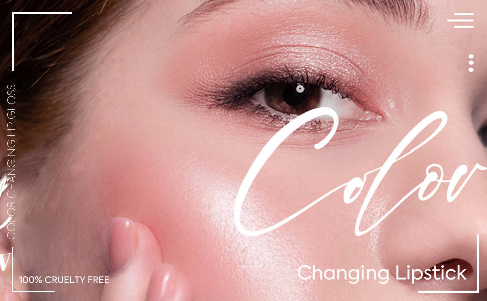 VIOLA HOUSE Color Changing Lip Gloss, PH Lip Tinted, High