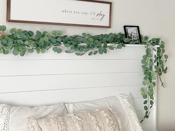 Amazon.com: CQURE 24 Pack Eucalyptus Garland, Artificial