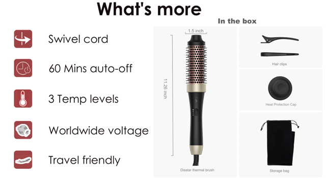 curling brush iron
