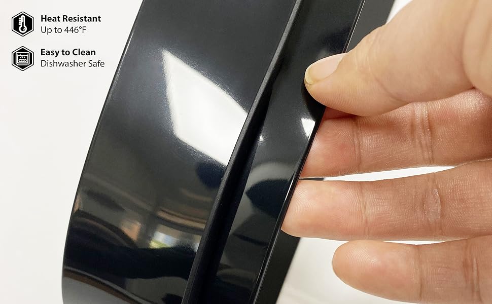 Donpearl 30 inch Black Stove Gap Covers (2 Pack), Silicone