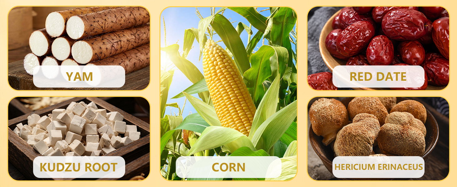 Ingredients Yam Kudzu Corn Soup 