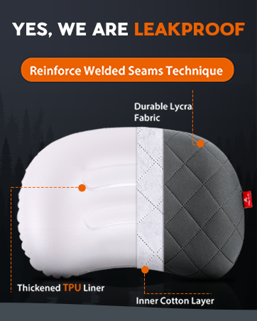 inflatable camp pillow