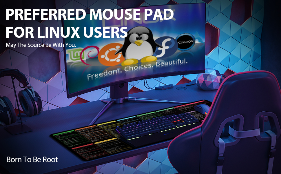 ProbTis Linux Commands Line Mouse Pad, Shortcuts Cheat Sheet to Kali ...