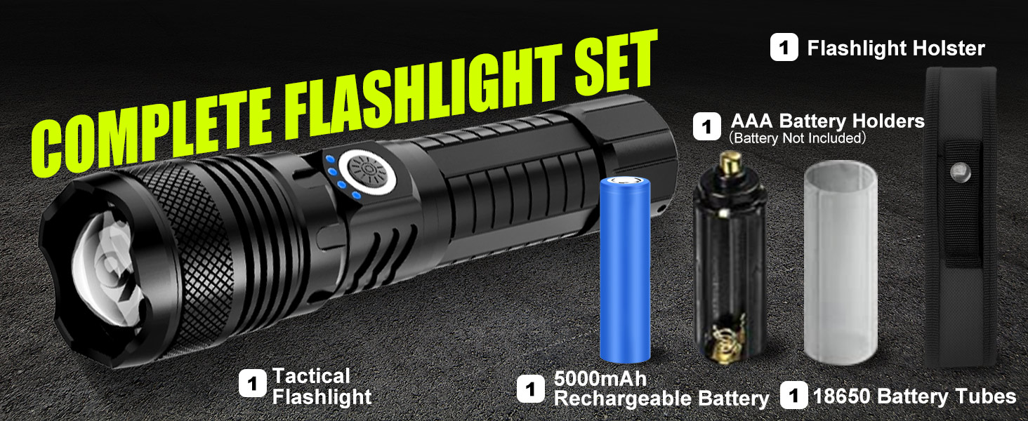 complete flashlight set