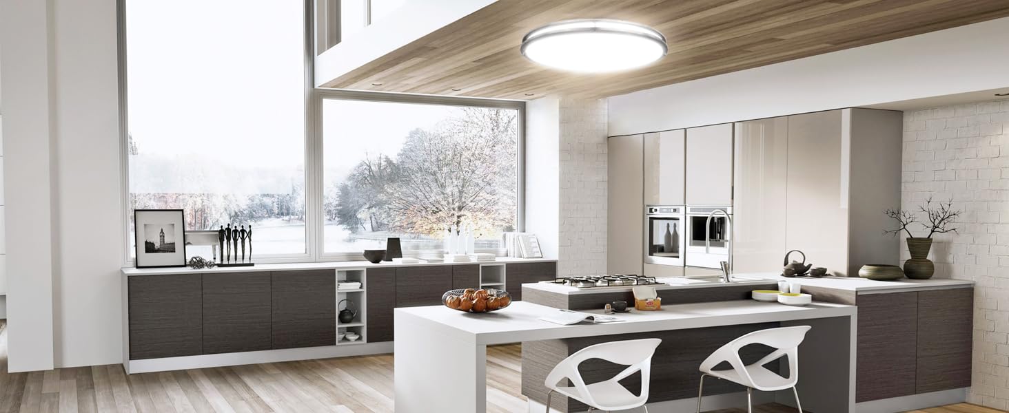 Flush Mount LED Ceiling Light Fixture