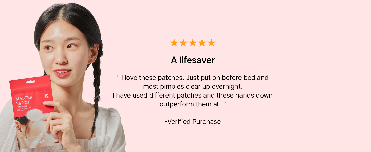 lifesaver love these patches put on before bed clear up overnight different patches hands down