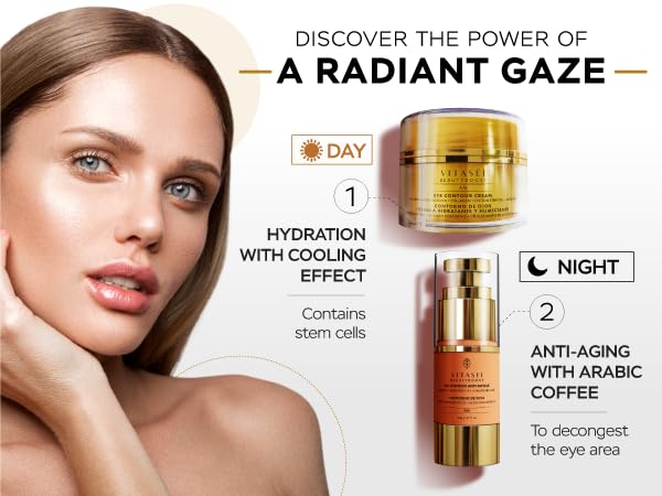 Amazon.com: AM/PM Anti-Aging Kit Eye Contour Duo, Deep