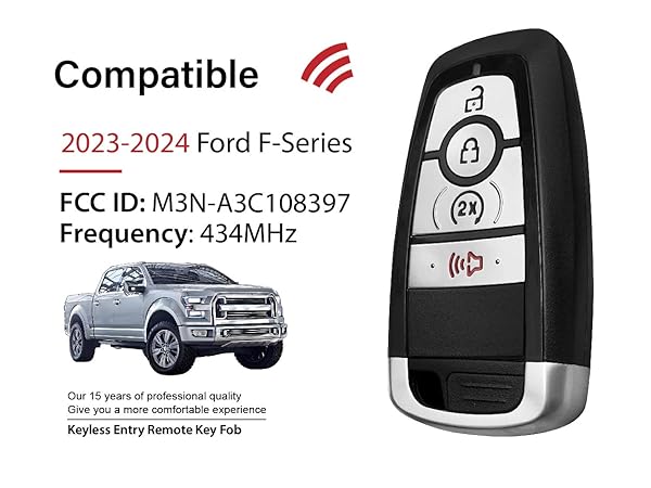Amazon.com: Keylessbest Replacement for 2023 2024 Ford F-Series Amazon.com: Keylessbest Replacement for 2023 2024 Ford F-Series