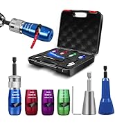 Wire Twister Tool for Drill, 8/10/12/14 AWG Gauge Electric Wire Stripper, Wire Twister Tool for D...