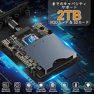 Amazon.co.jp: XQD SDカードリーダー、USB Type C to USB変換