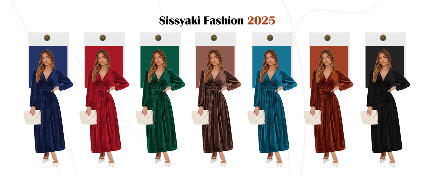 sissyaki fashion fall long sleeve dress