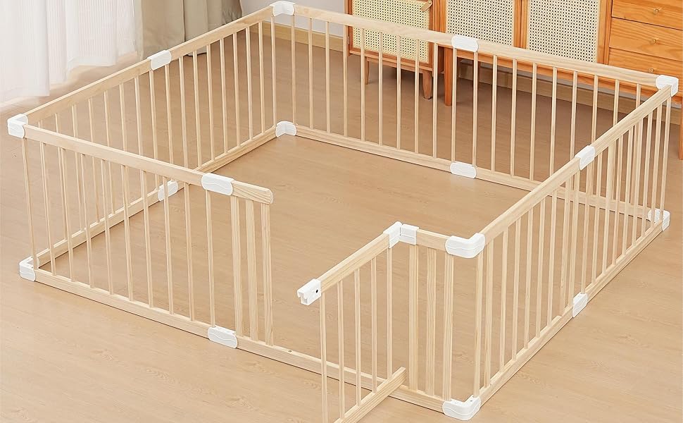 Loribaby Baby Playpen Fence Yards,Playpen Play Pens for