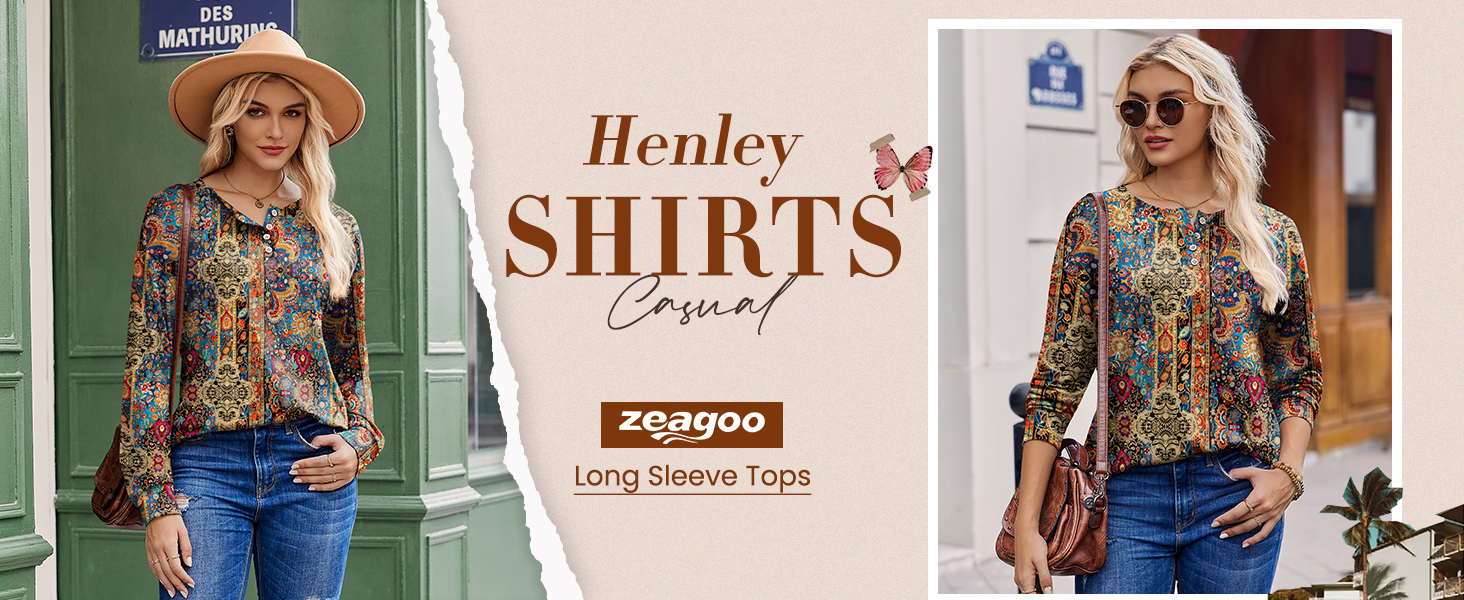 long sleeve shirts for women