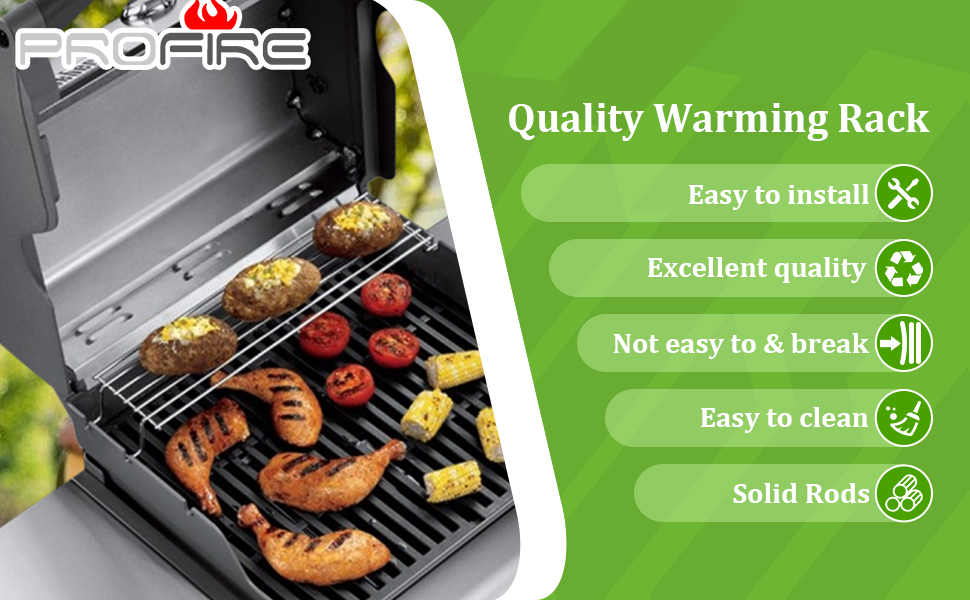 ProFire Grill Replacement Parts for Weber Spirit Grill 69866 Warming