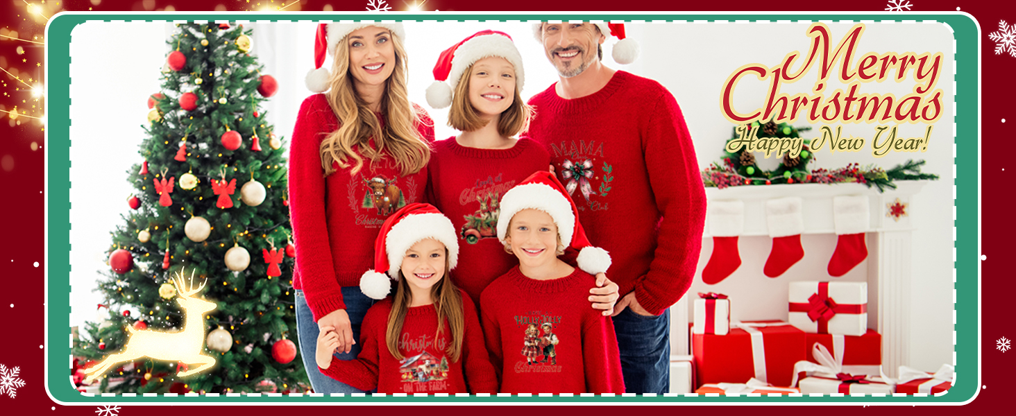 Vintage Merry Christmas Dtf Transfers Ready to Press Iron on Decals