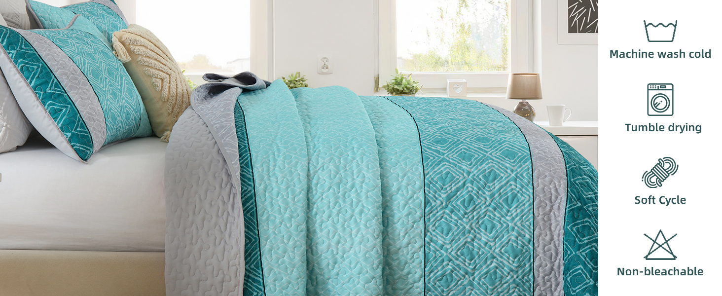 Juego de ropa de cama de verano boho