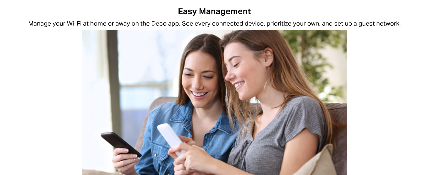 Deco BE25(1-pack) BE5000 Whole Home Mesh WiFi 7 System